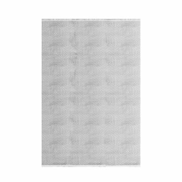 Style Veyza koberec nízky vlas obdĺžnik 200x290cm strieborná