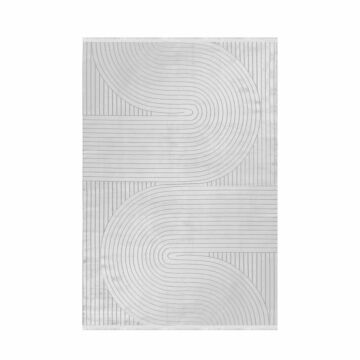 Style Orvyn koberec nízky vlas obdĺžnik 200x290cm strieborná