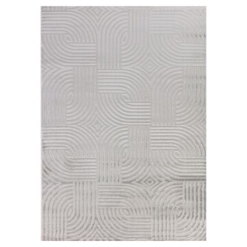 Sahara Lirix koberec nízky vlas obdĺžnik 160x230cm strieborná