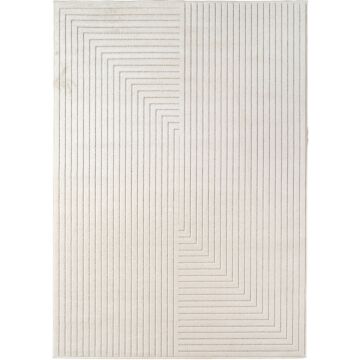 Nova Luo koberec nízky vlas behúň 80x250cm krémová