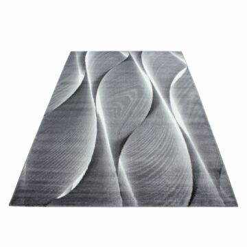 Parma Saty koberec nízky vlas obdĺžnik 120x170cm čierna