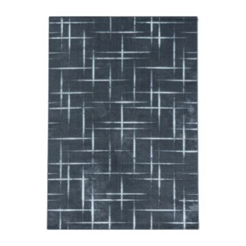 Costa Fisk koberec nízky vlas obdĺžnik 140x200cm sivá