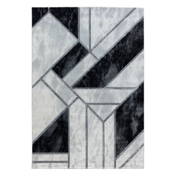 Naxos Kera koberec nízky vlas obdĺžnik 140x200cm strieborná