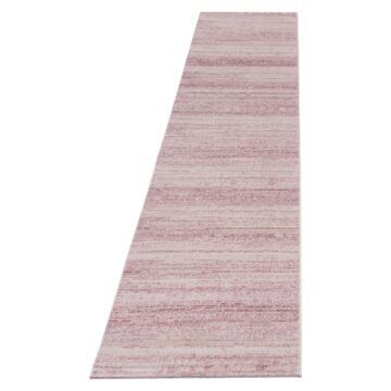Plus koberec nízky vlas behúň 80x300cm ružová
