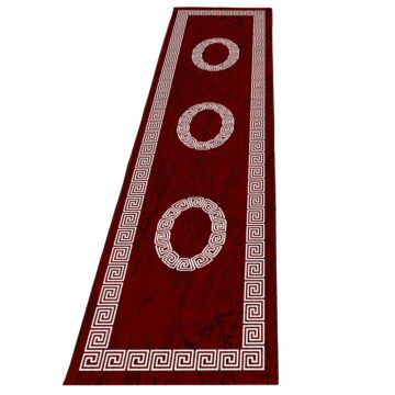 Plus Laby koberec nízky vlas behúň 80x300cm červená