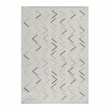 Aruba Wavy vonkajší koberec ploché tkanie obdĺžnik 80x150cm krémová