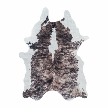 Etosha Dikdiky koberec protišmykové ploché tkanie obdĺžnik 150x200cm imitácia zvieracej kože hnedá