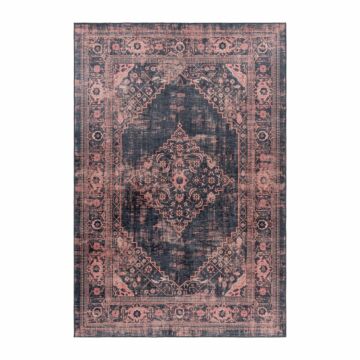 Fiesta Vintage koberec protišmykové ploché tkanie behúň 80x250cm červená