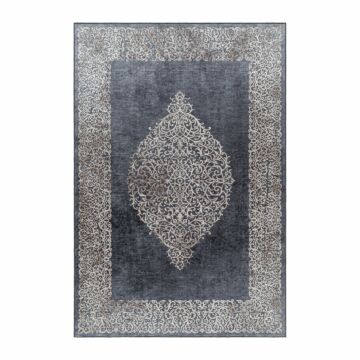 Fiesta Nouristan koberec protišmykové ploché tkanie obdĺžnik 200x290cm čierna
