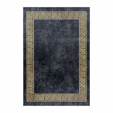 Fiesta Altin koberec protišmykové ploché tkanie obdĺžnik 160x230cm čierna