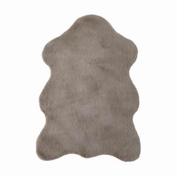 Caty Ovčia Koža jednofarebný detský koberec nadýchaný vysoký vlas 60x90cm béžová