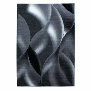 Plus Scala koberec nízky vlas obdĺžnik 240x340cm čierna