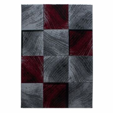 Plus Blok koberec nízky vlas obdĺžnik 280x370cm červená