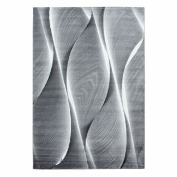 Parma Saty koberec nízky vlas obdĺžnik 240x340cm čierna