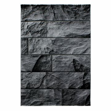 Parma Oltu koberec nízky vlas obdĺžnik 280x370cm čierna