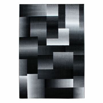 Miami Jawa koberec nízky vlas obdĺžnik 240x340cm čierna