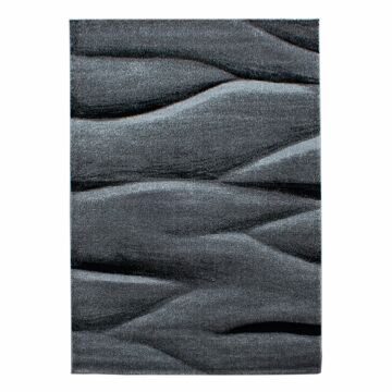 Lucca Vlna koberec nízky vlas obdĺžnik 240x340cm čierna