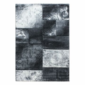 Hawaii Tetris koberec nízky vlas obdĺžnik 140x200cm sivá